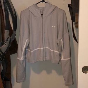 Under Armour Cropped Lightweight Grey Jacket